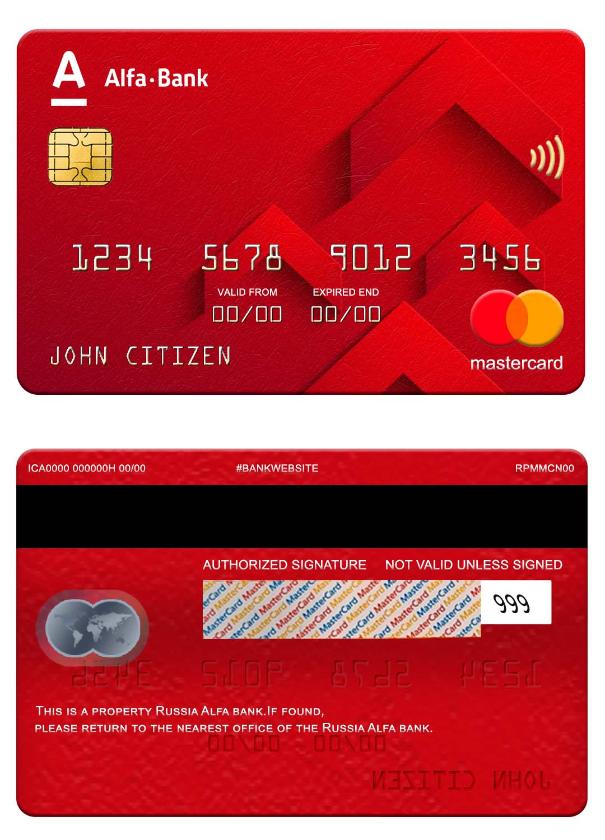 Russia Alfa bank mastercard